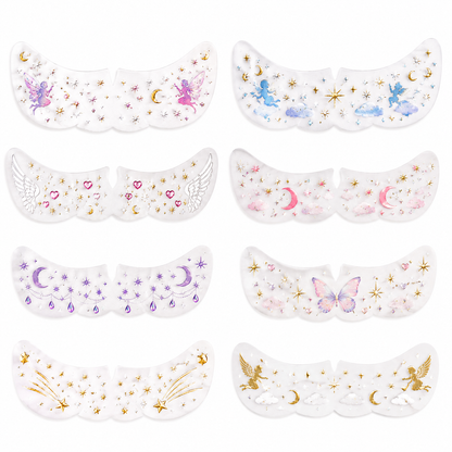 Magic Moon & Stars Face Glitter Stickers for Kids 🌙⭐