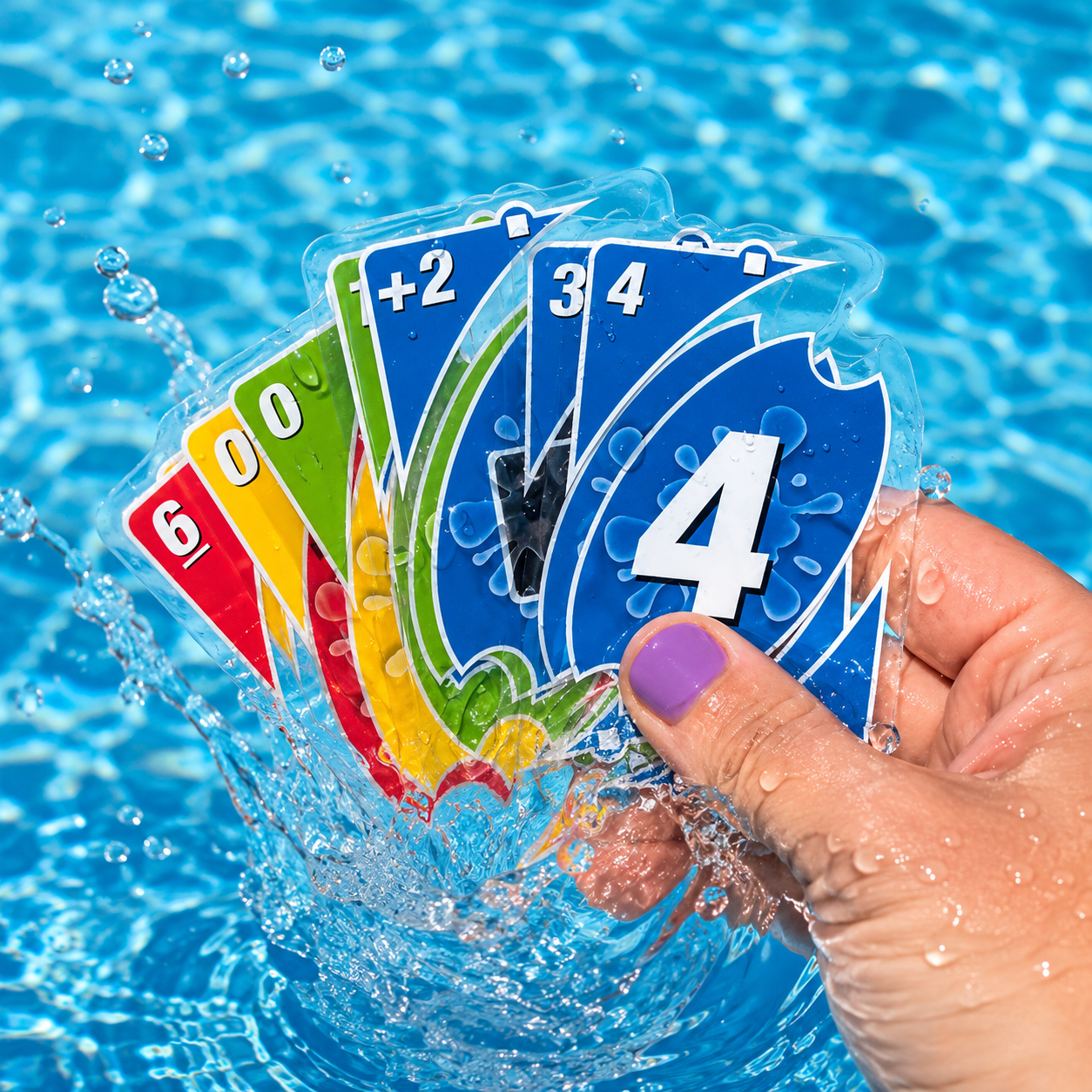 Splash UNO Waterproof Cards 💦🃏