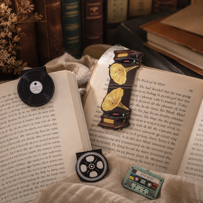 Vintage Music Bookmark Clips 🎵📚
