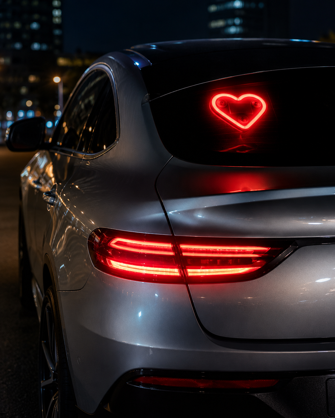 Solar Heart Warning Light