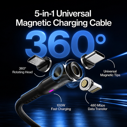3-in-1 Magnetic Fast Charging Cable