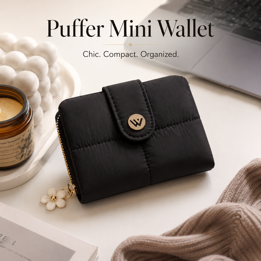 Premium Puffer Mini Wallet