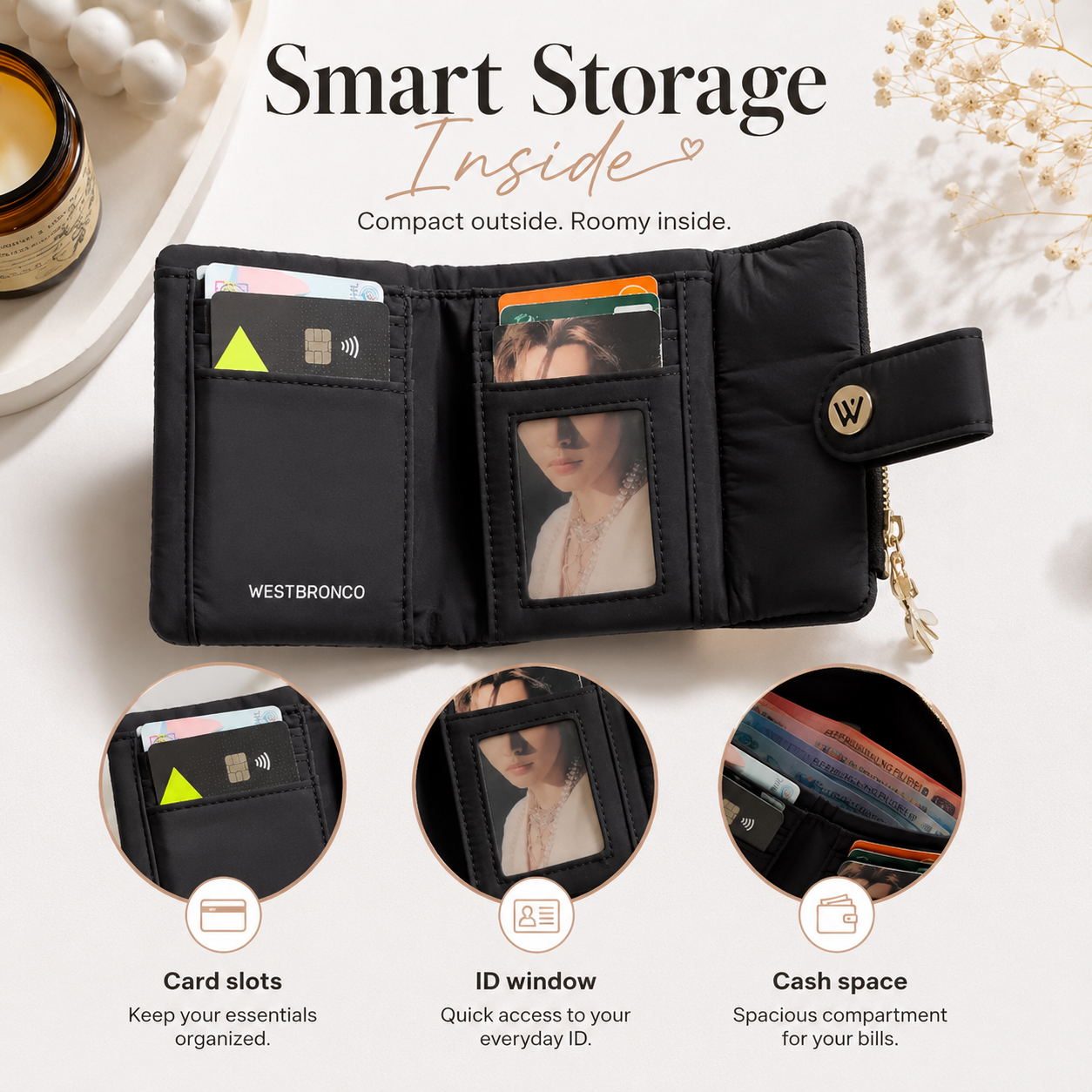 Premium Puffer Mini Wallet
