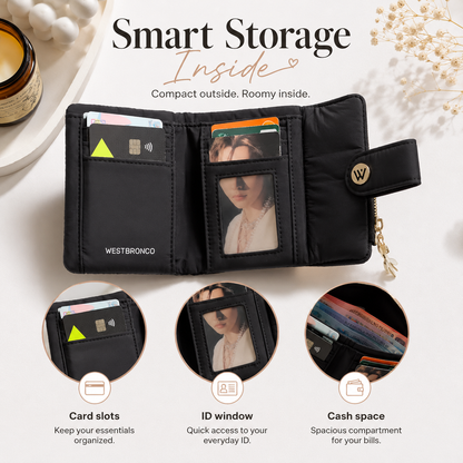 Premium Puffer Mini Wallet