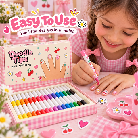 Doodle Tips Kids Nail Art Pens