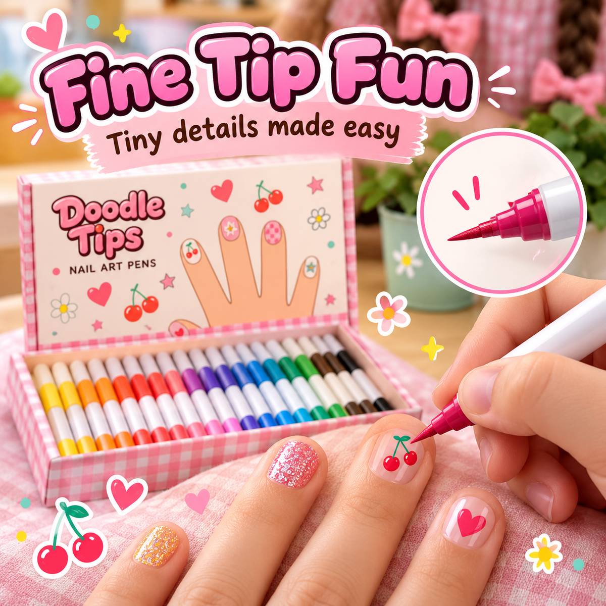Doodle Tips Kids Nail Art Pens