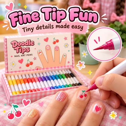 Doodle Tips Kids Nail Art Pens