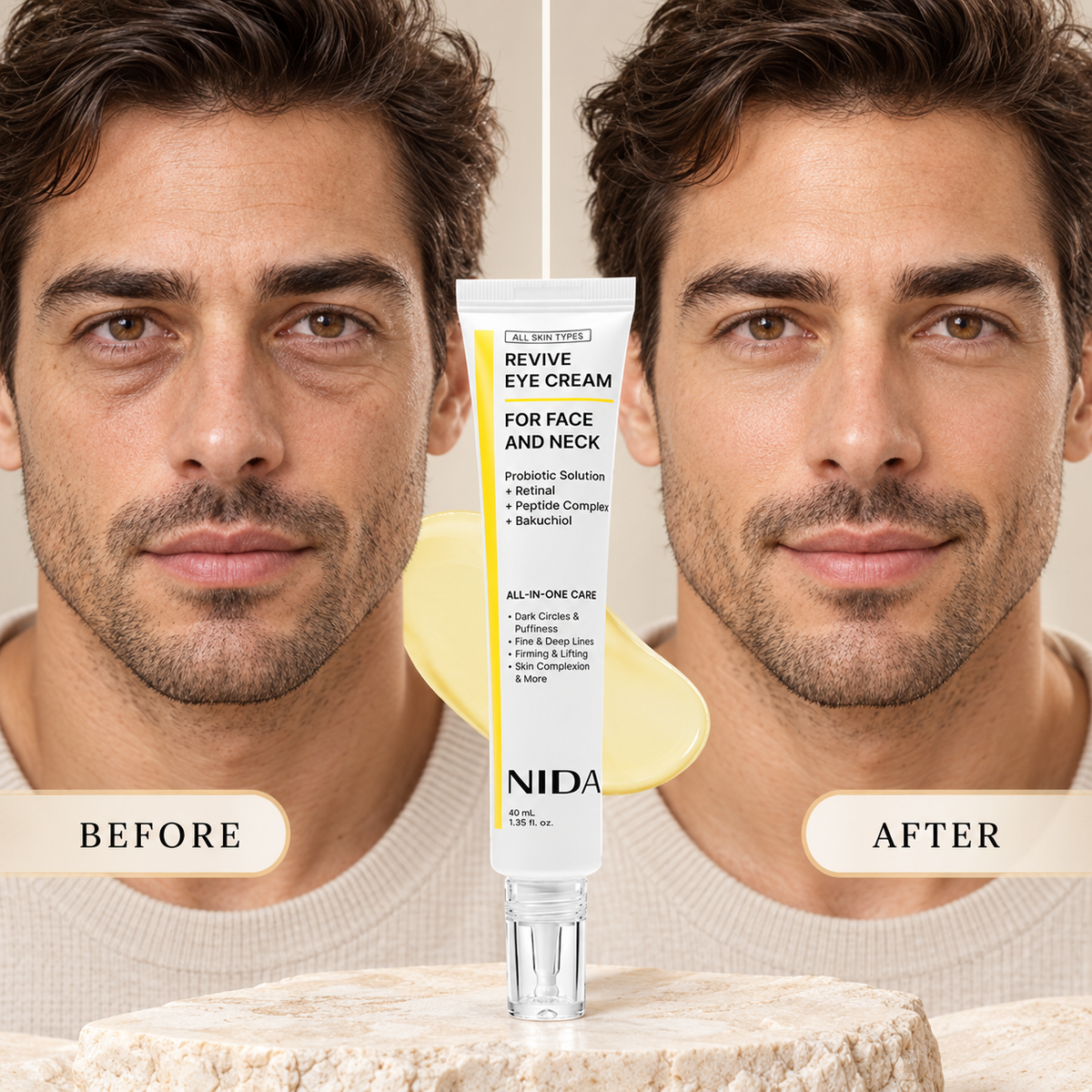 NIDA Revive Eye Cream for Face & Neck 👁️💖