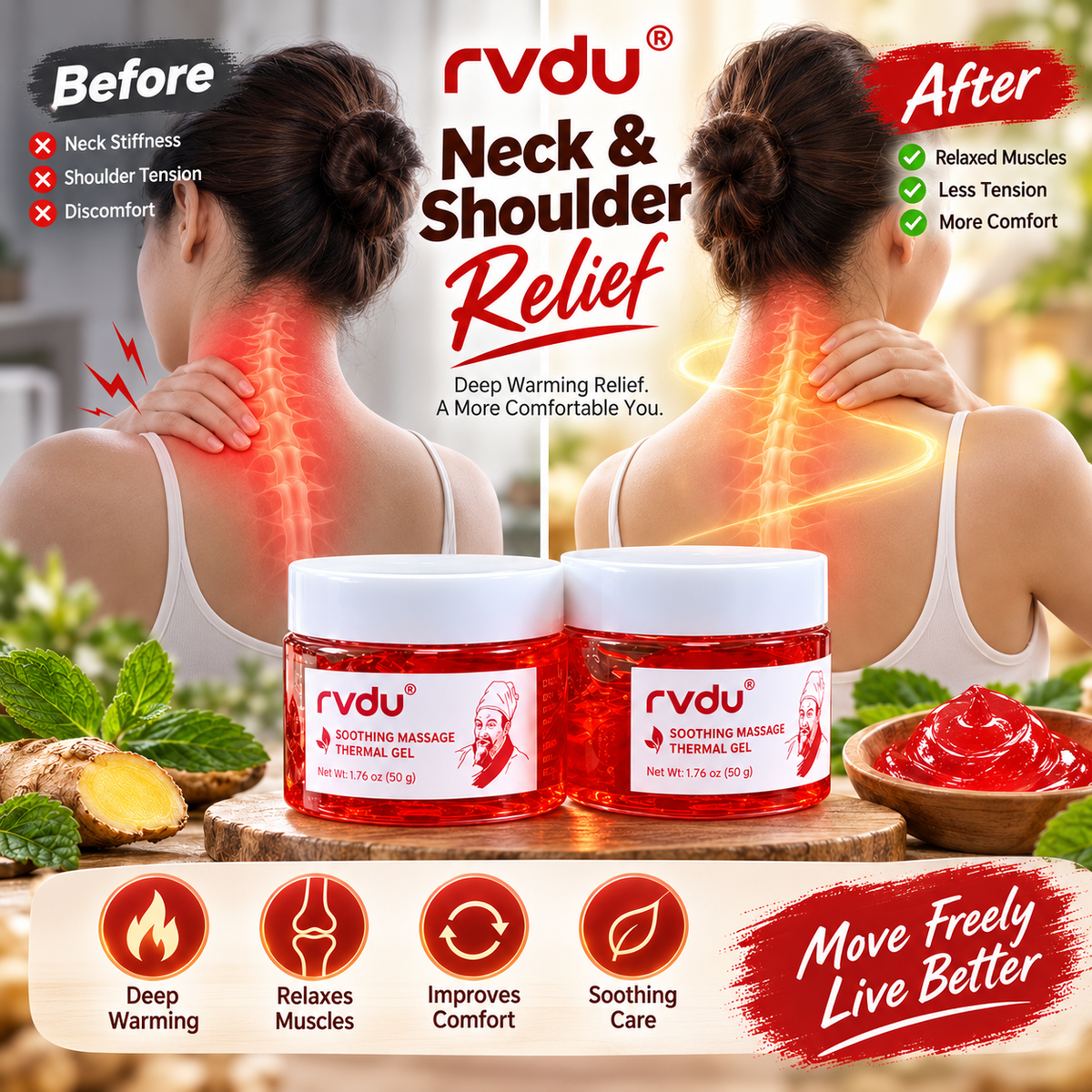 WoodWarm Joint Pain Relief Gel