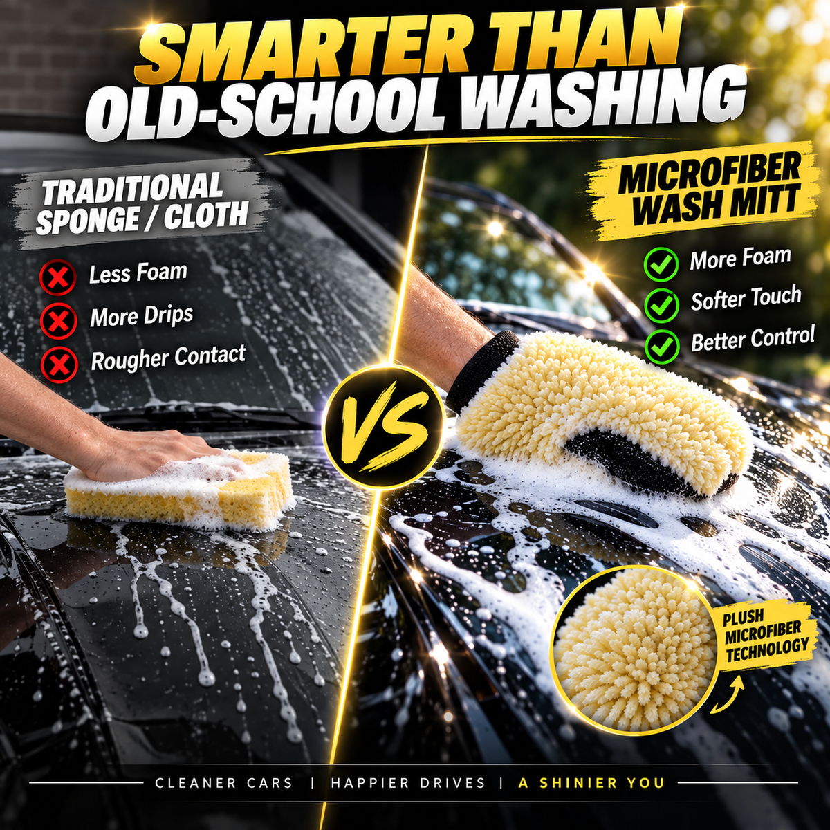 ProShine Microfiber Car Wash Mitt