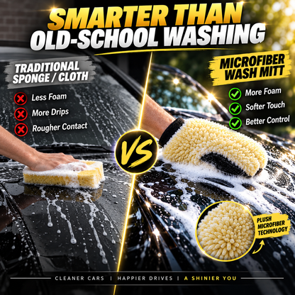 ProShine Microfiber Car Wash Mitt