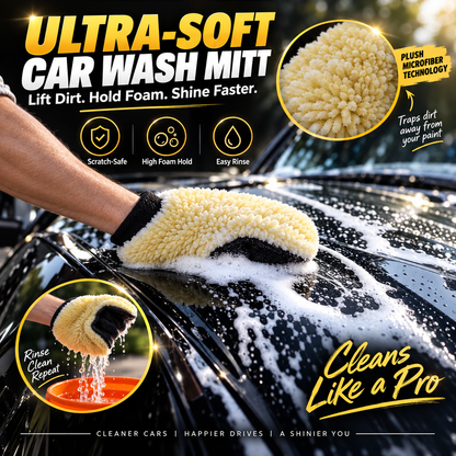 ProShine Microfiber Car Wash Mitt
