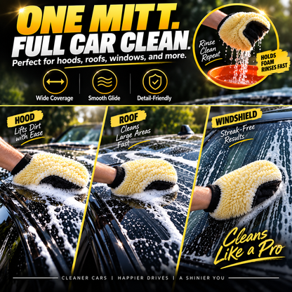 ProShine Microfiber Car Wash Mitt