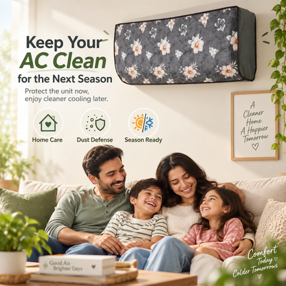 DustGuard Floral AC Cover