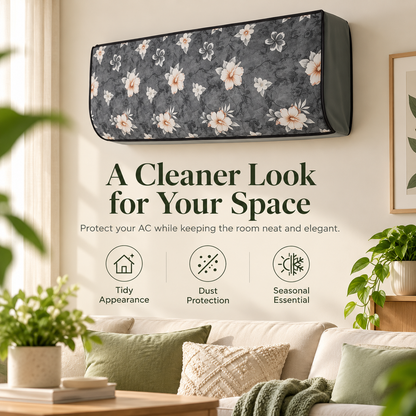 DustGuard Floral AC Cover