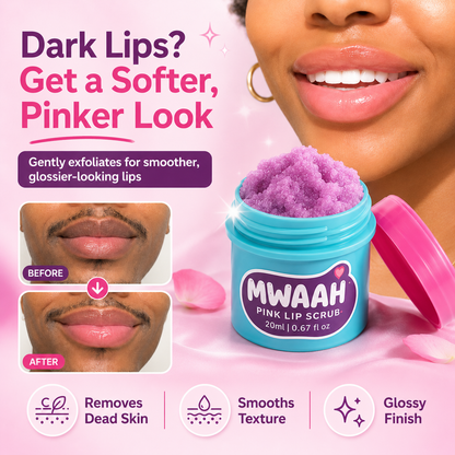 MWAAH Lip Brightening Scrub