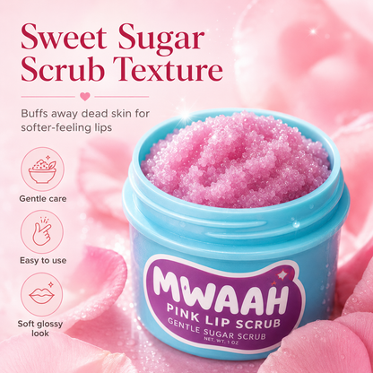MWAAH Lip Brightening Scrub