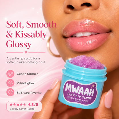 MWAAH Lip Brightening Scrub