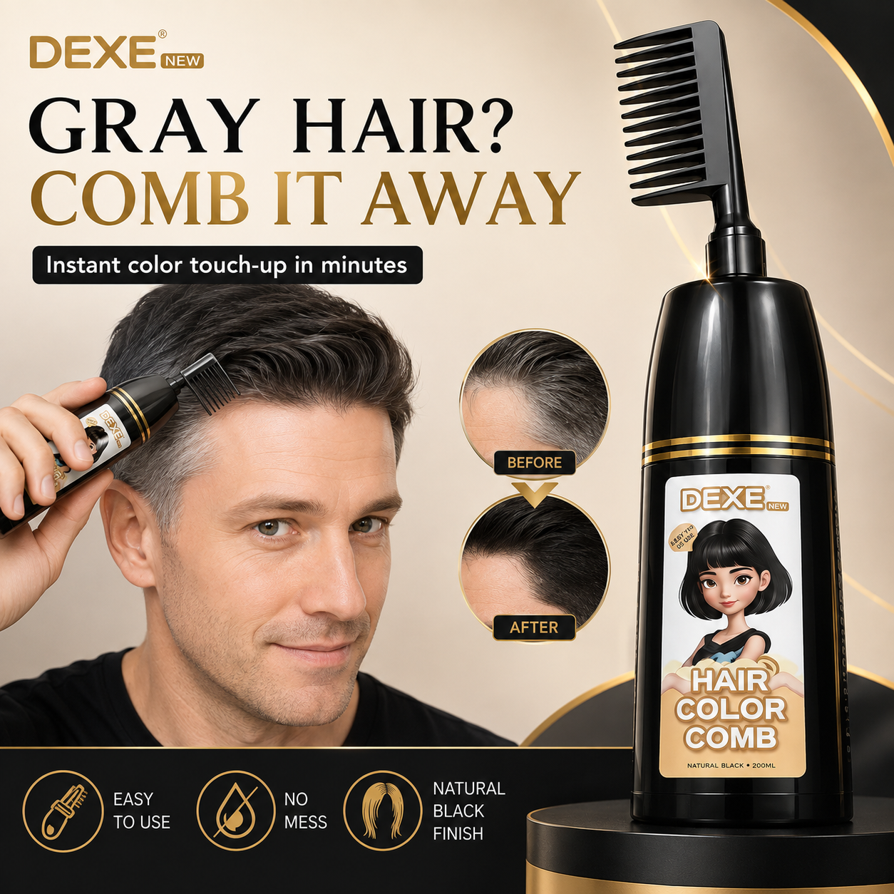 DEXE Hair Color Comb