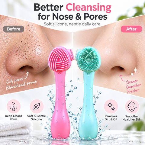 Double Sided Silicone Face Mask Soft Brush