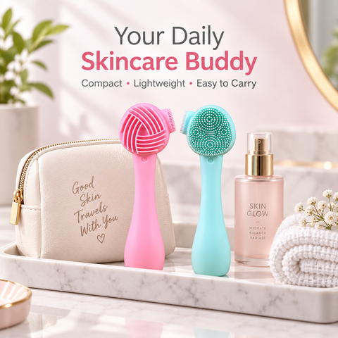 Double Sided Silicone Face Mask Soft Brush