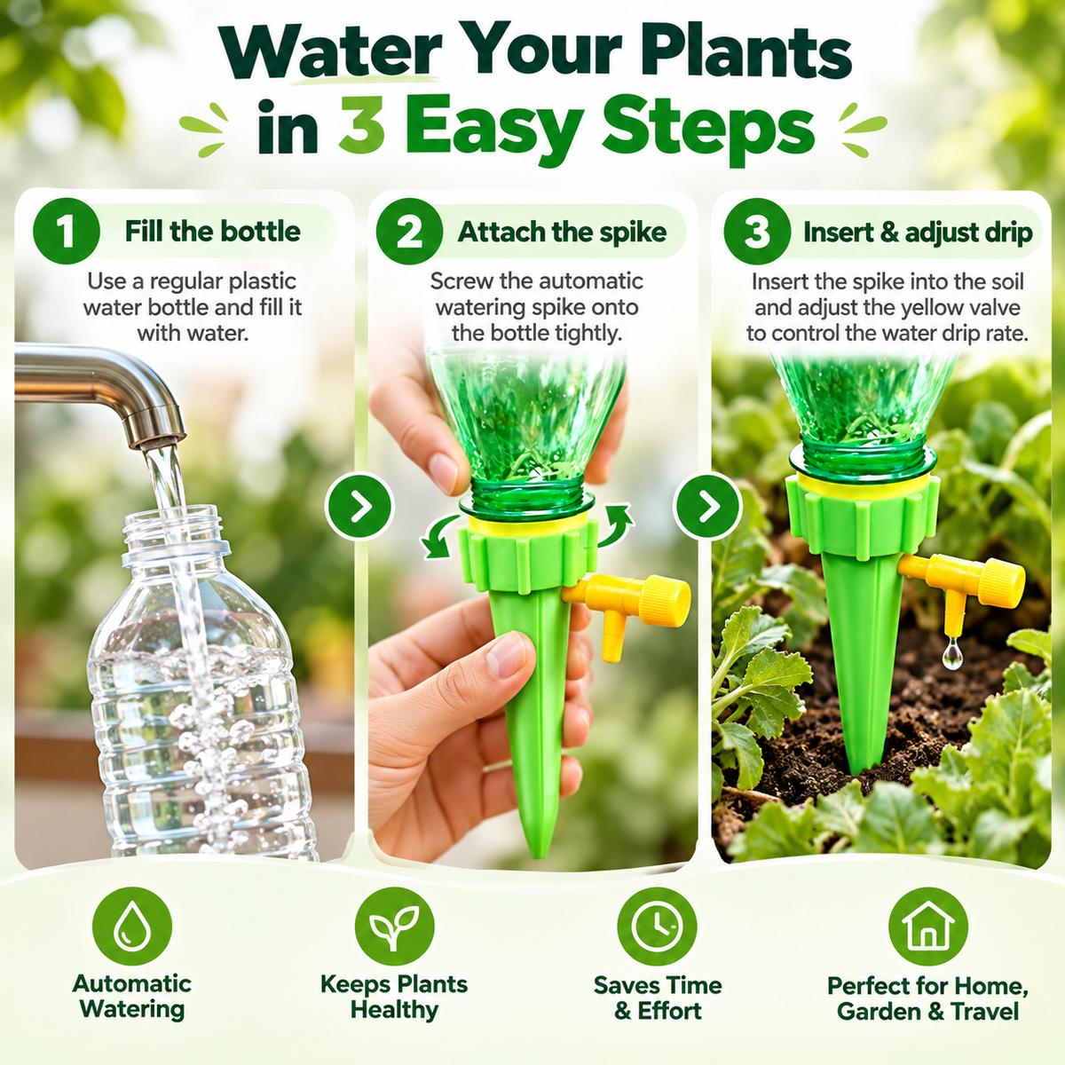 Automatic Plant Watering Spike