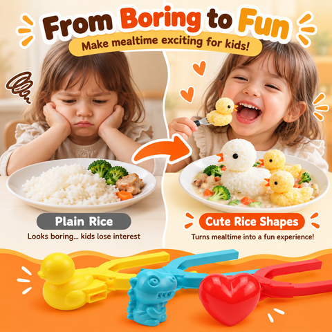 Cute Rice Mold Maker Set