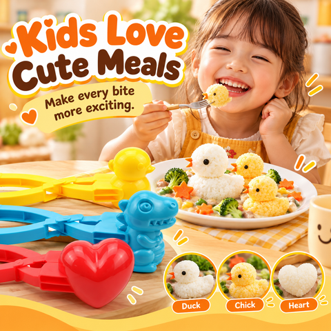 Cute Rice Mold Maker Set