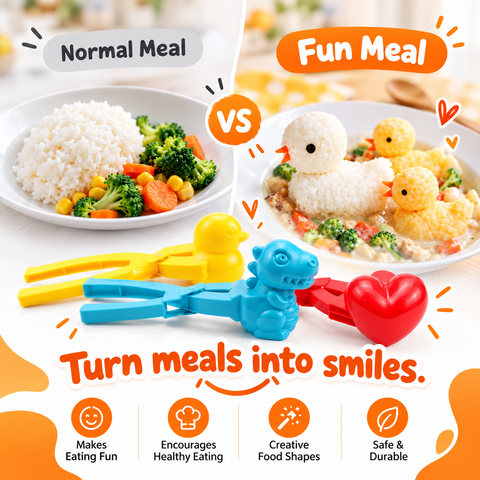 Cute Rice Mold Maker Set