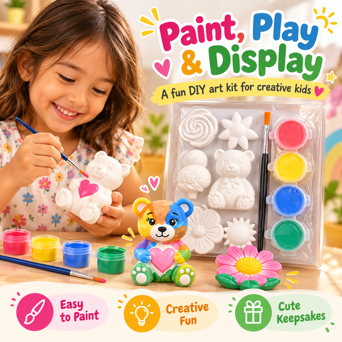 DIY Kids Painting &amp; Plaster Art Kit