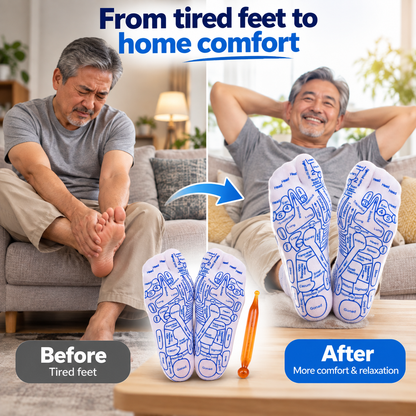 Reflexology Foot Massage Socks Set