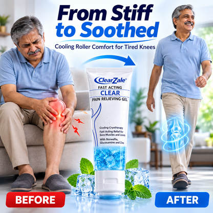 ClearZale Fast-Acting Cooling Pain Relief Roll-On Gel