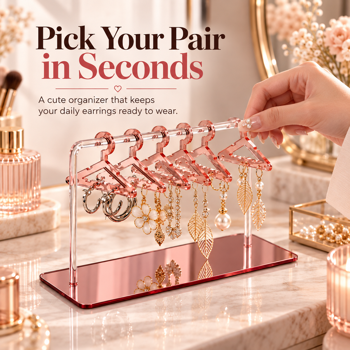 Mini Hanger Earring Organizer Stand