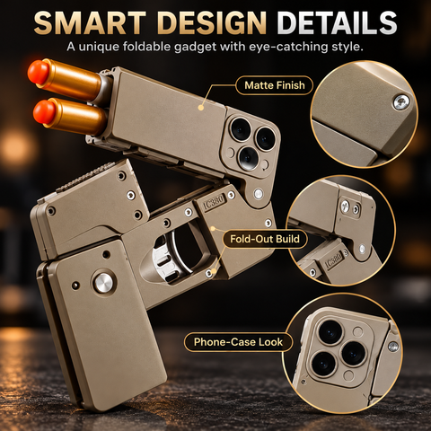 iPhone Folding Gun Soft Bullet Toy