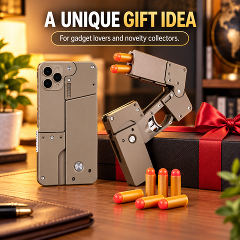 iPhone Folding Gun Soft Bullet Toy