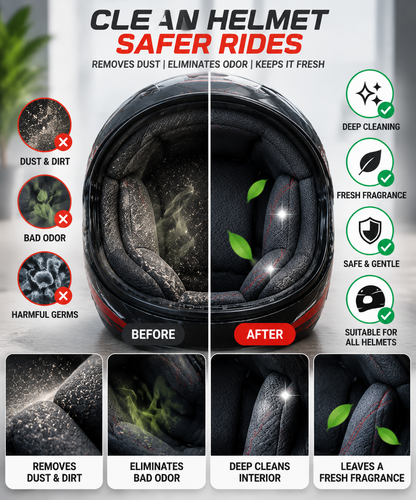 Helmet Cleaner Spray – Deep Clean & Fresh Ride 🏍️ (Original)