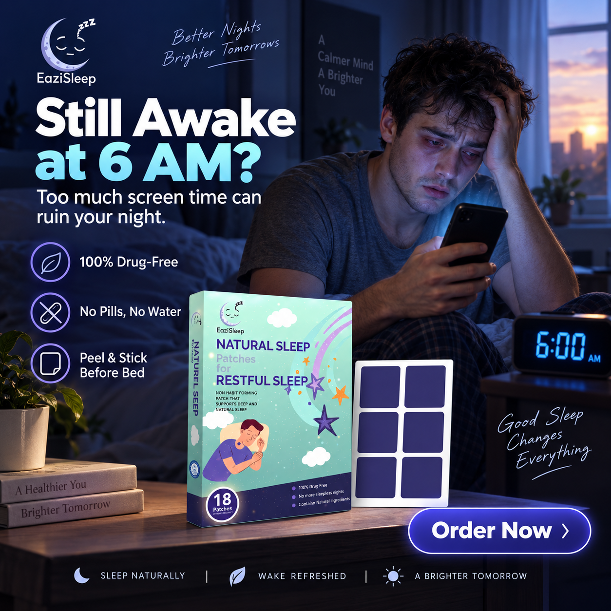EaziSleep Natural Sleep Patches
