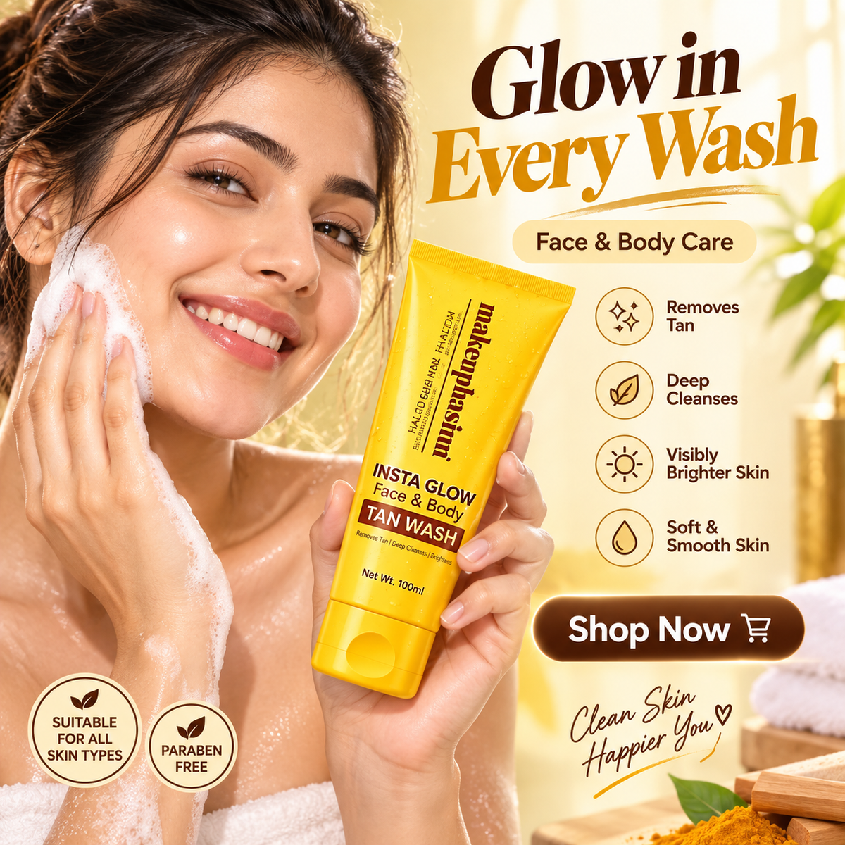 Insta Glow Brightening Tan Wash