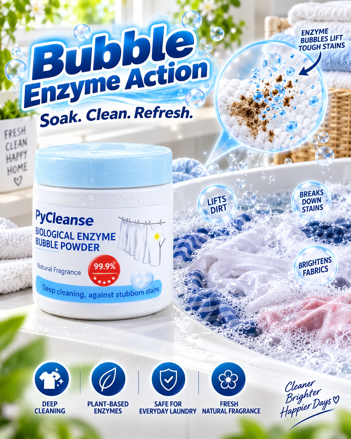 PyCleanse Deep Clean Bubble Powder