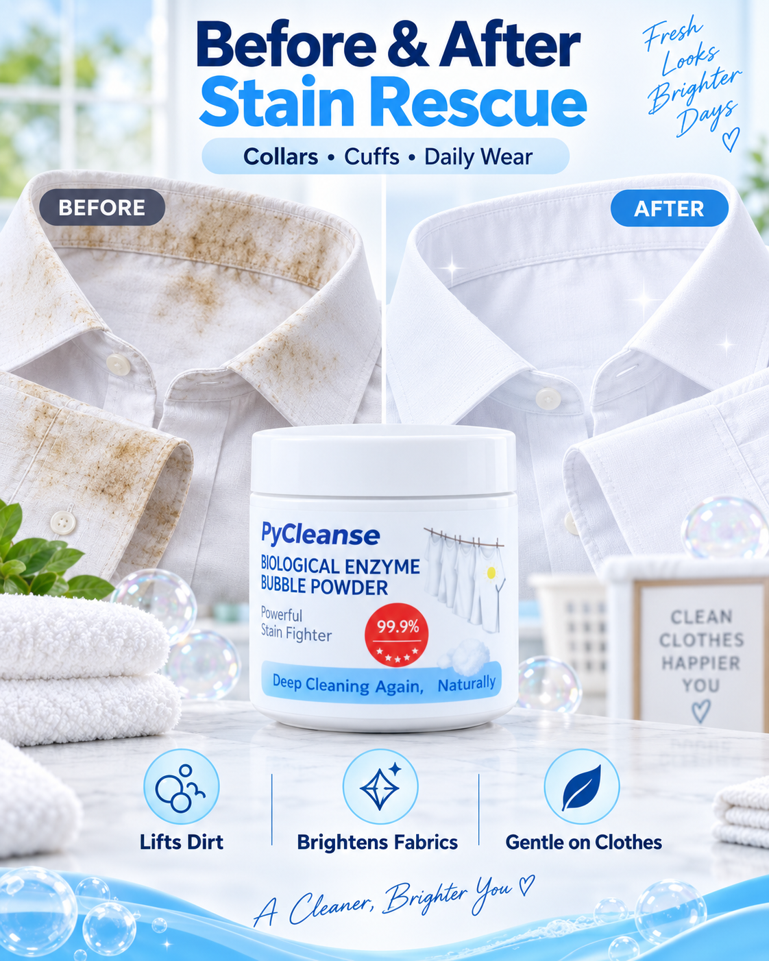 PyCleanse Deep Clean Bubble Powder