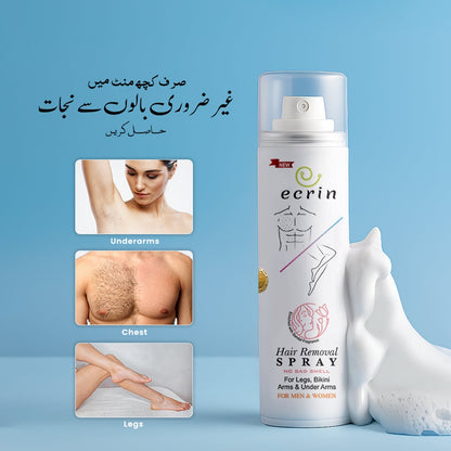 Hair Removal Foaming Spray (for men & women)