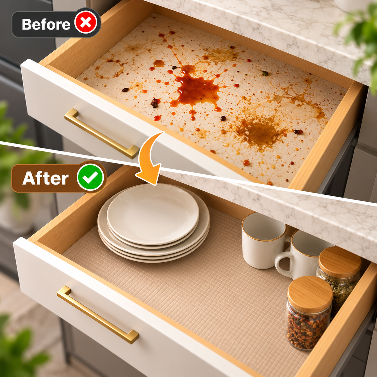 Easy-Tear Kitchen & Drawer Liner Roll