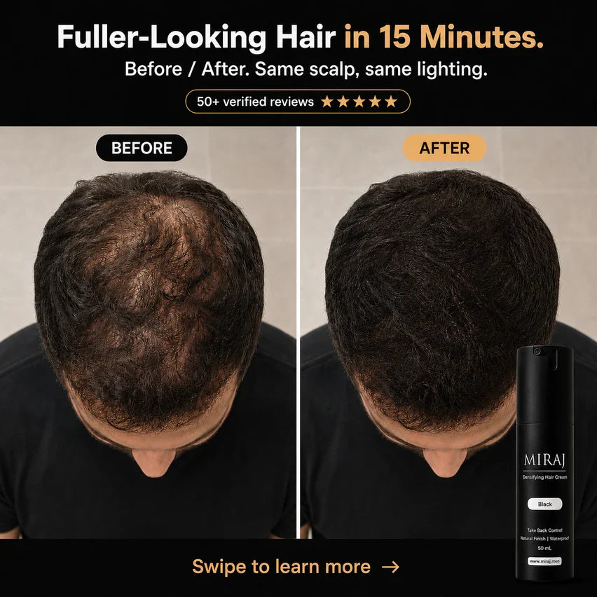 Instant Hair Densifying & Thickening Cream | 100% Natural & Safe