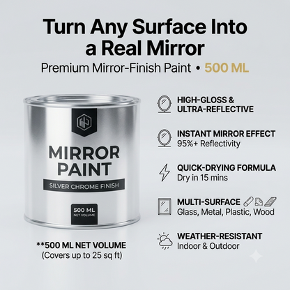 Silver Looking Mirror Paint ( China import )