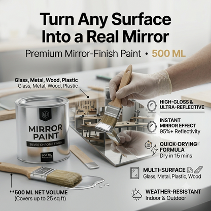 Silver Looking Mirror Paint ( China import )