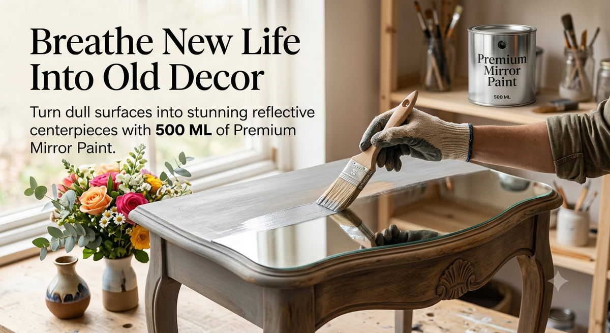 Silver Looking Mirror Paint ( China import )