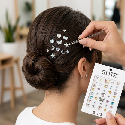 Crystal Glow Hair Gems