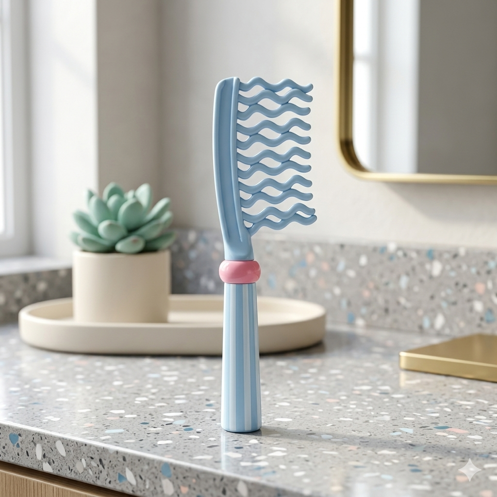 Ultra-Smooth Curly & Wavy Hair Comb
