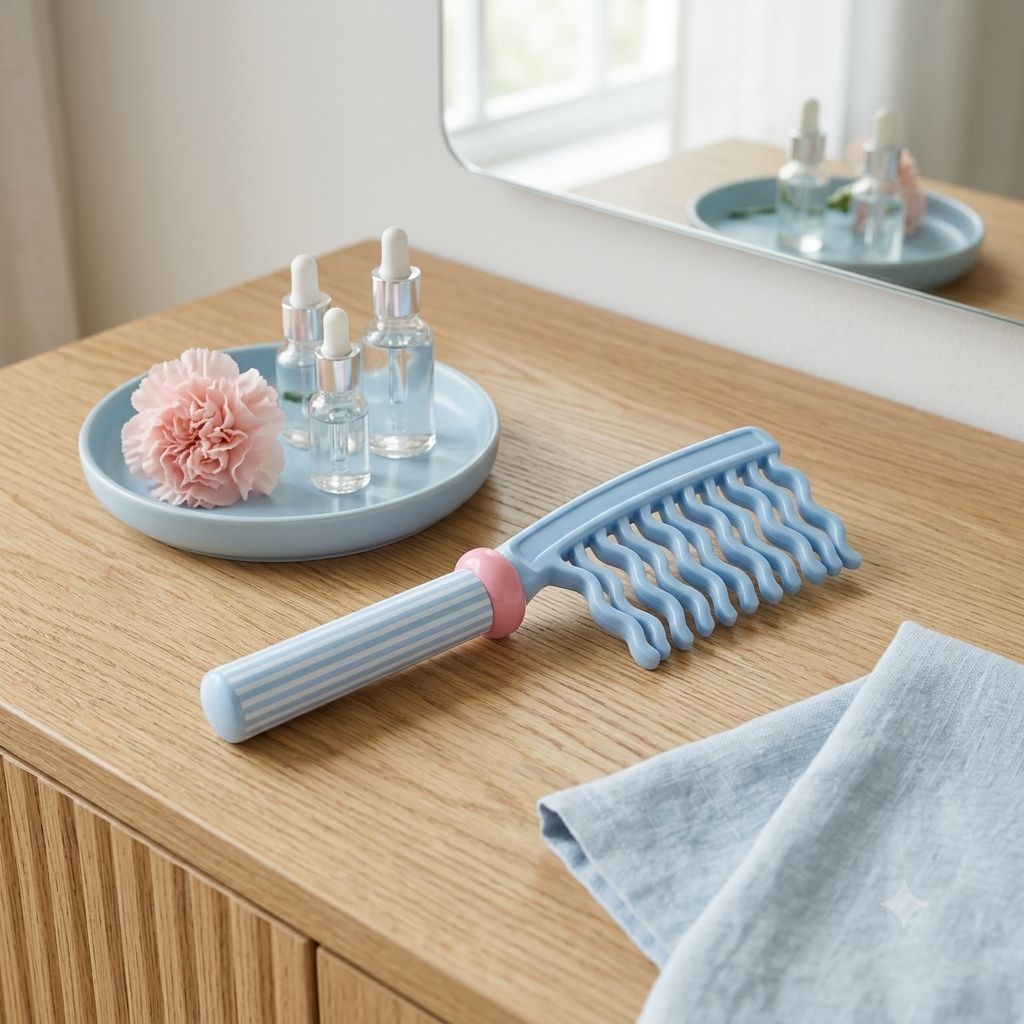 Ultra-Smooth Curly & Wavy Hair Comb