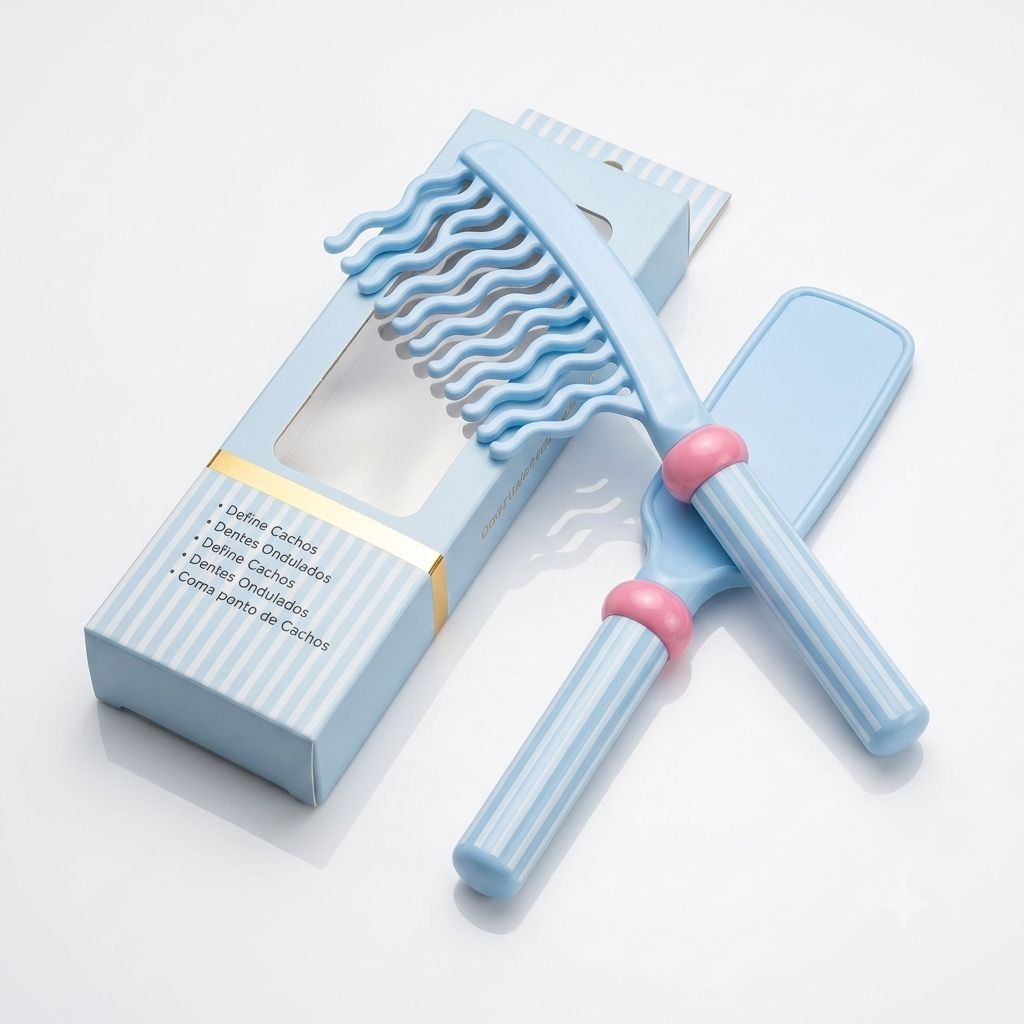 Ultra-Smooth Curly & Wavy Hair Comb